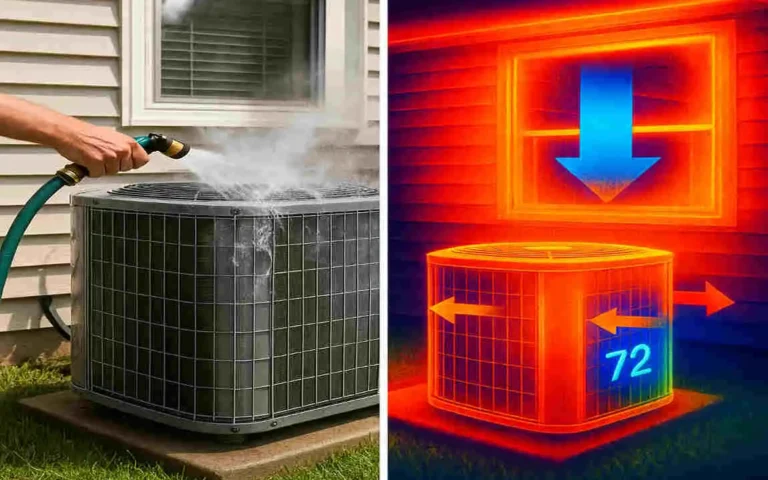 Can Spraying AC Condenser with Water Cool Your House?