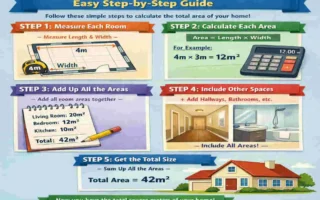 how to work out house square meters