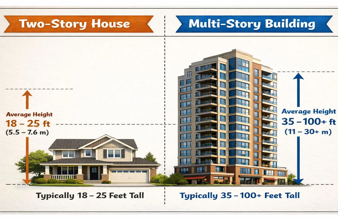 How High Is a House in Feet?