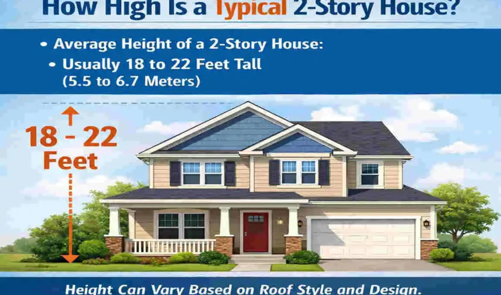 how high is a 2 story house construction