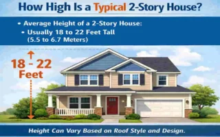 how high is a 2 story house construction