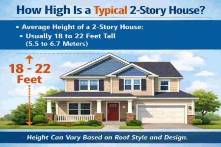 how high is a 2 story house construction