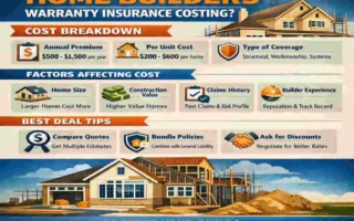 How Much Is Home Builders Warranty Insurance Costing ? Full Breakdown & Best Deals