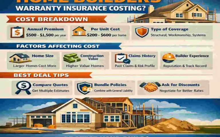 How Much Is Home Builders Warranty Insurance Costing ? Full Breakdown & Best Deals