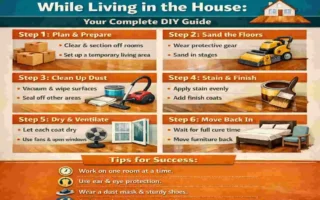 How to Refinish Floors While Living in the House: Your Complete DIY Guide