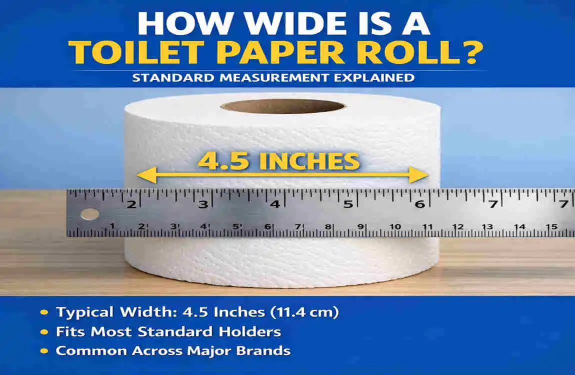 how wide is a toilet paper roll