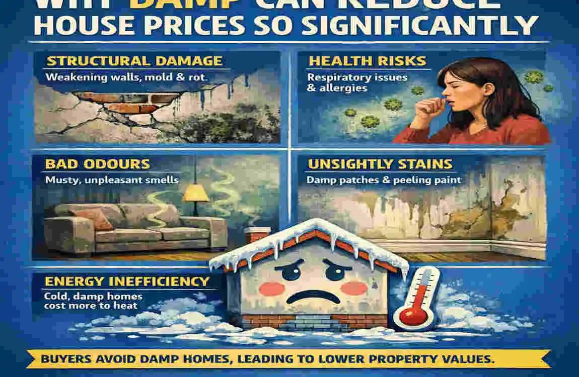 how much does damp devalue a house
