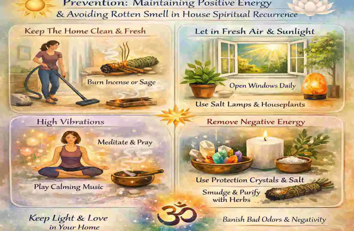 Rotten smell in house spiritual