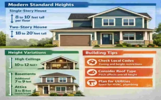 How High Is a House in Feet?