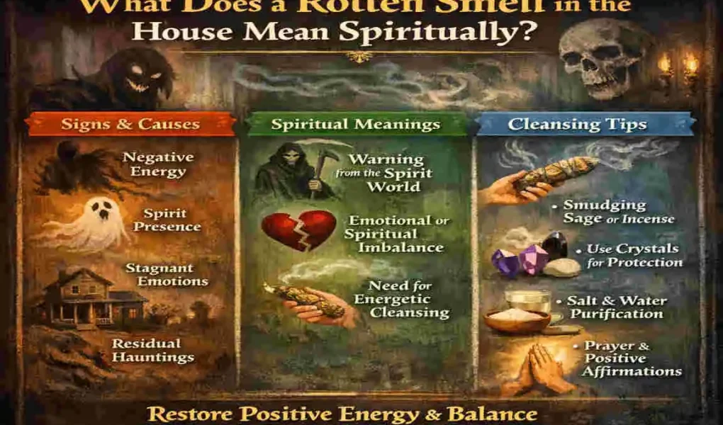 Rotten smell in house spiritual