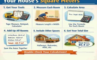 how to work out house square meters