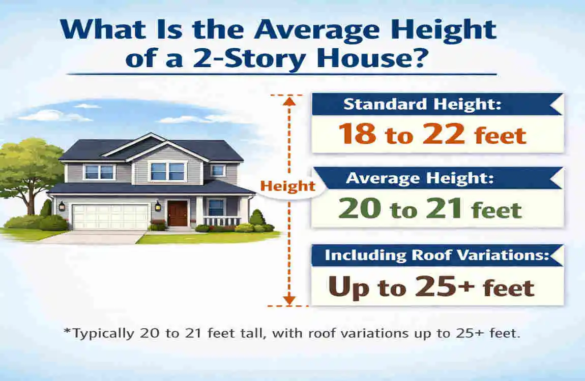 how high is a 2 story house construction