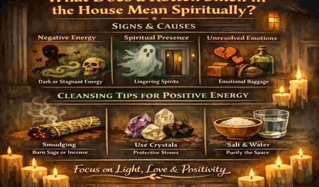 Rotten smell in house spiritual