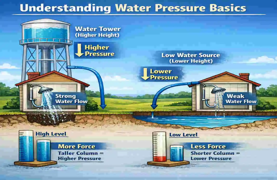 how much water pressure for house plumbing