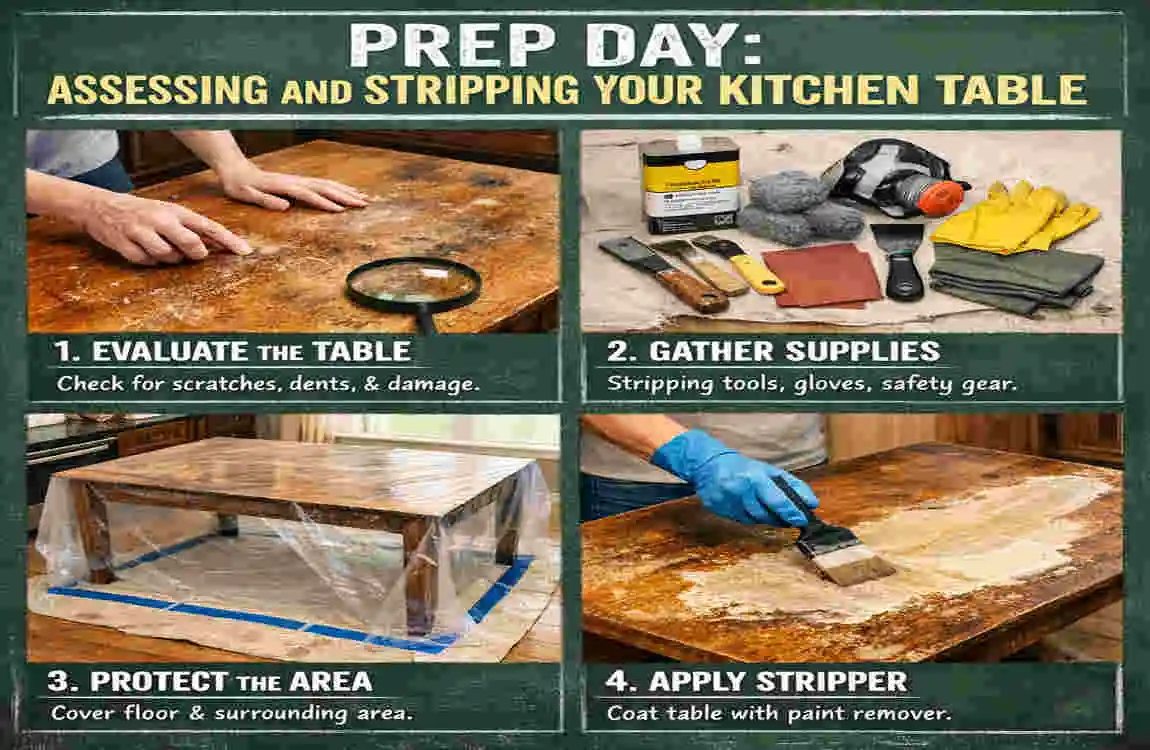 Refinish Kitchen Table