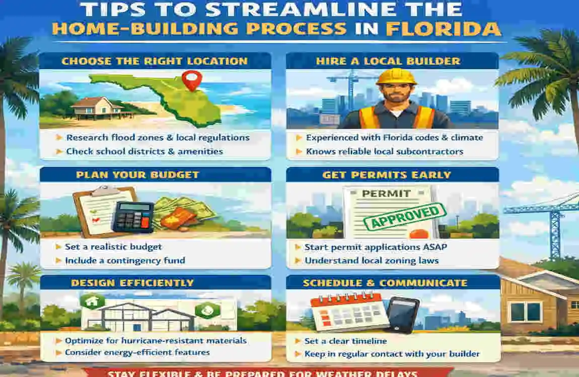 how long to build a house in florida