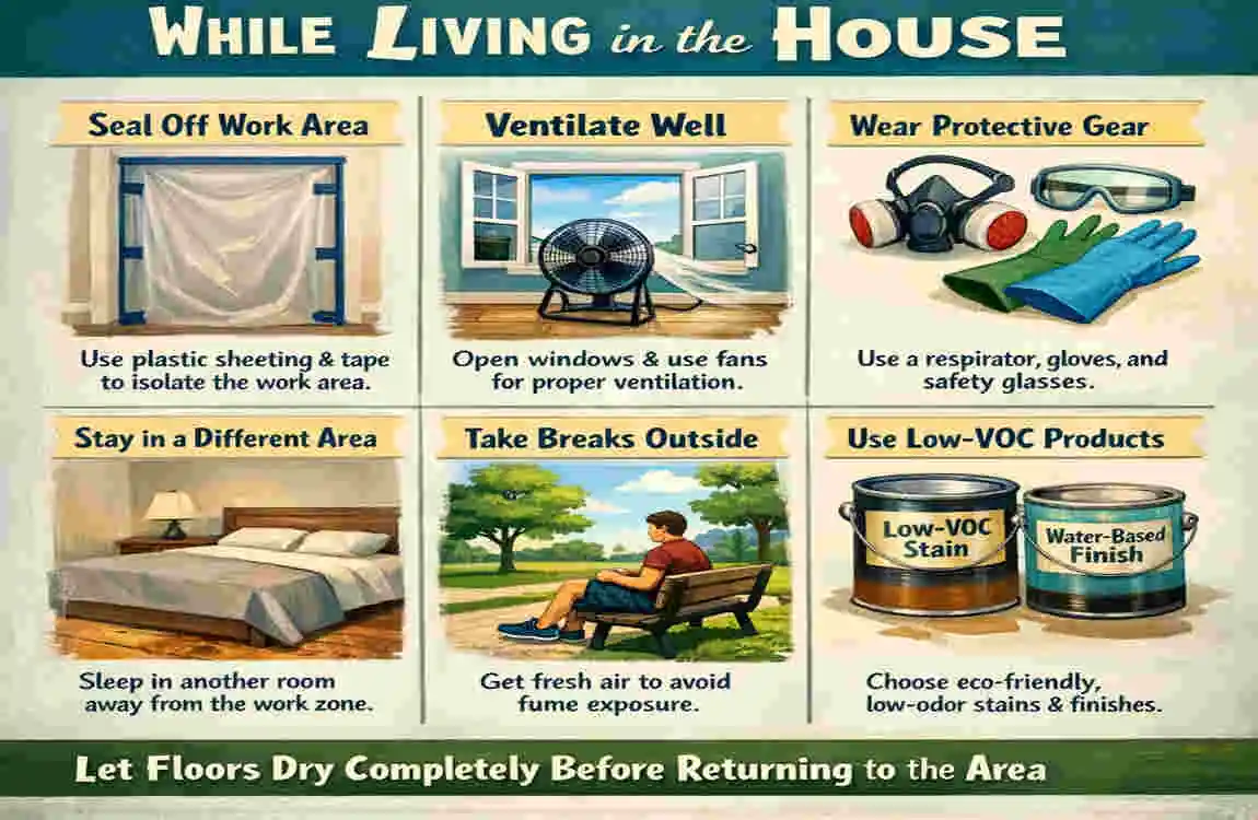 How to Refinish Floors While Living in the House: Your Complete DIY Guide