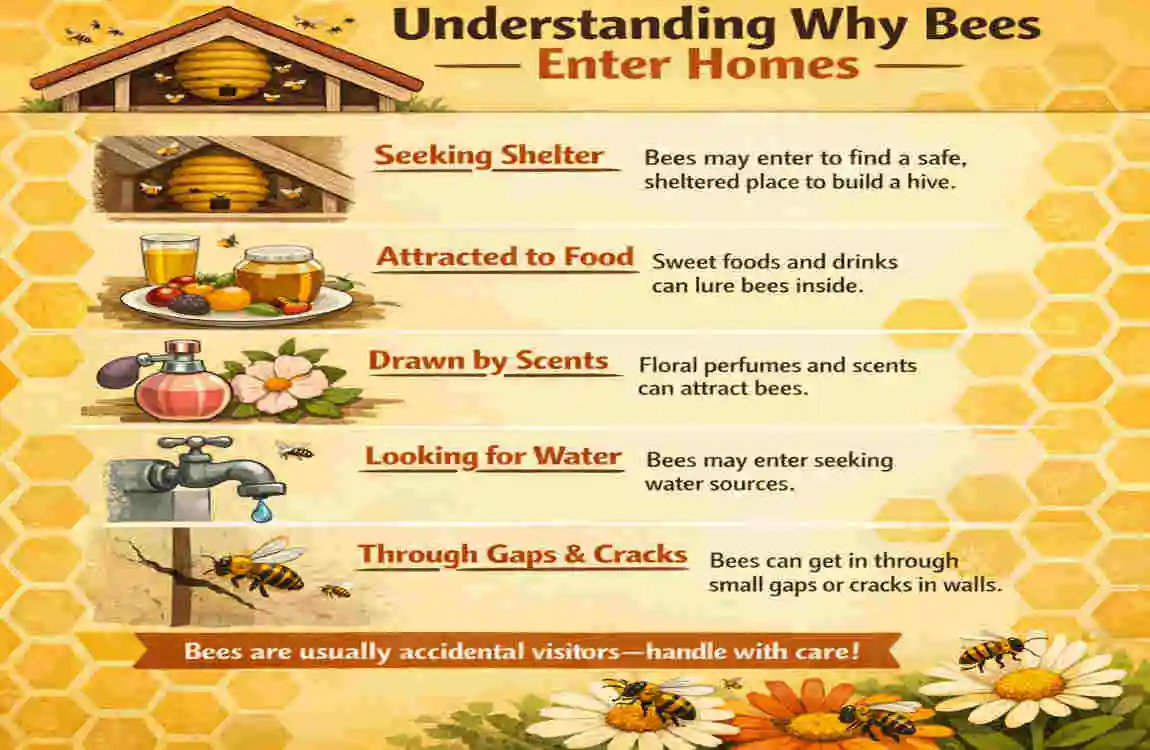 how are bees getting into my house and cleaning tip
