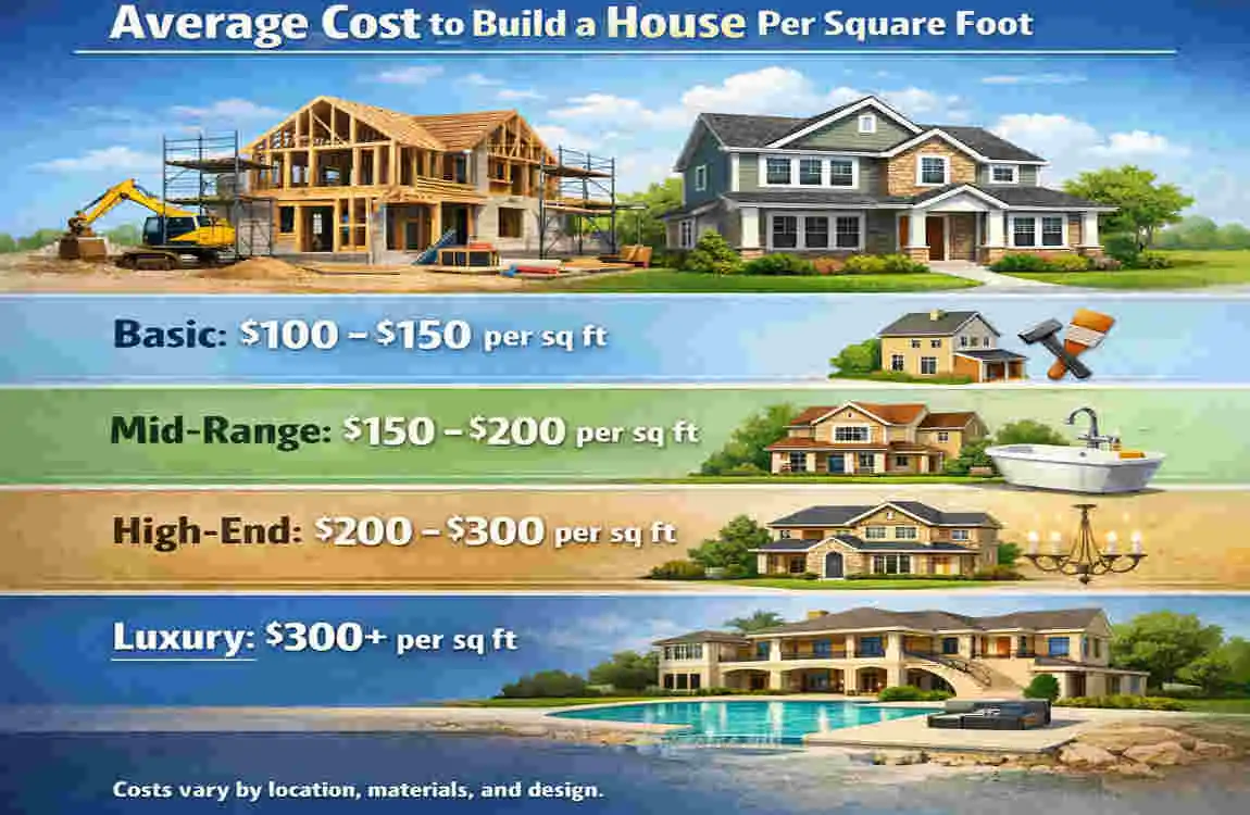 average cost to build a house