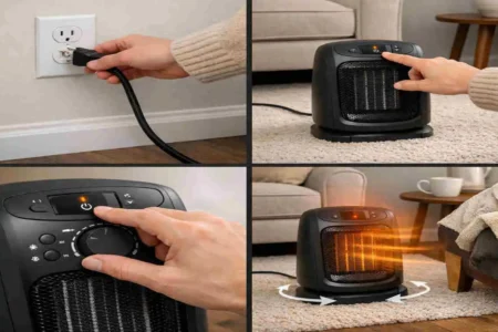 how to turn on a heater in a house
