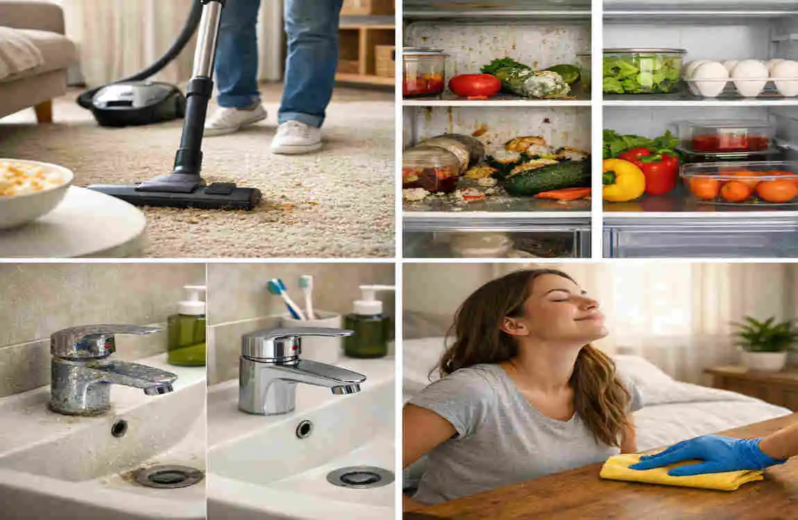 how to clean a house