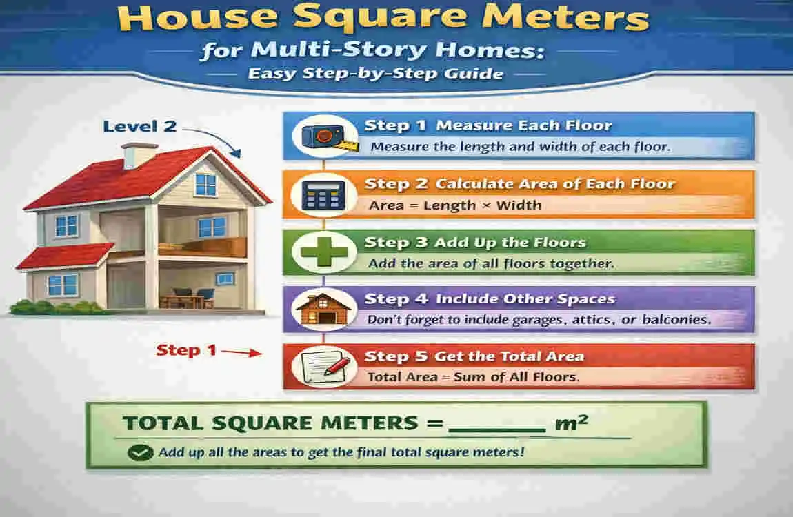how to work out house square meters