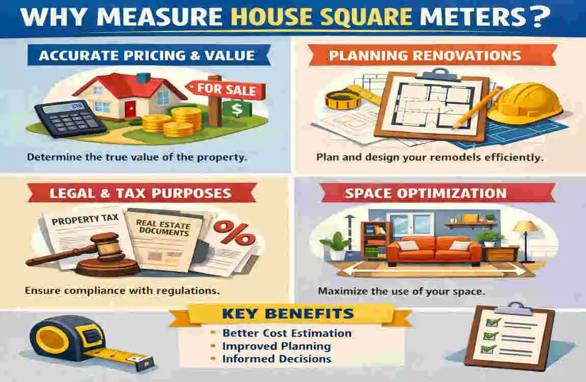 how to work out house square meters