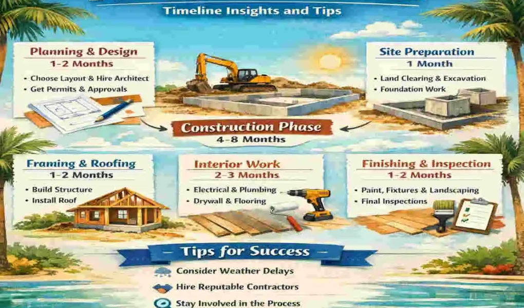 how long to build a house in florida