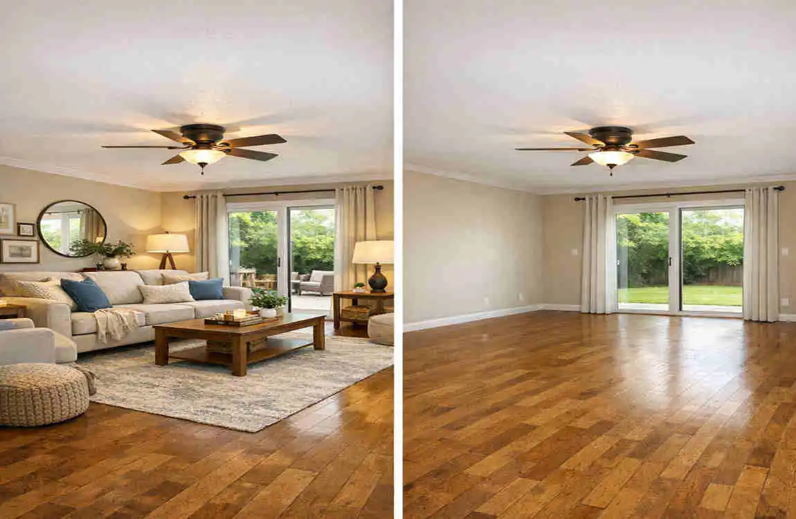 is it better to sell a house empty or furnished