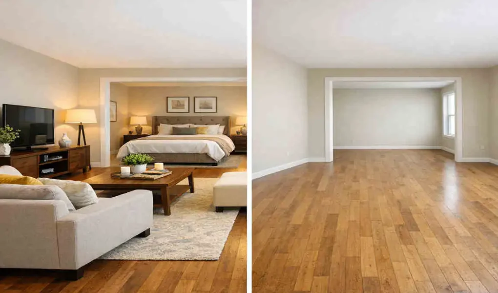 is it better to sell a house empty or furnished