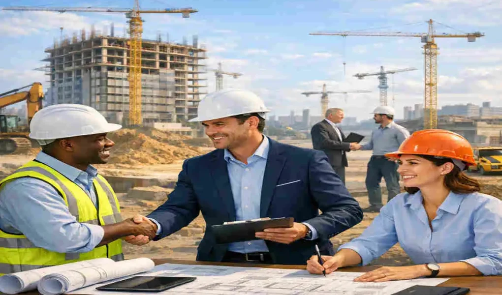 how to get construction contracts