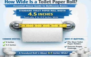 how wide is a toilet paper roll