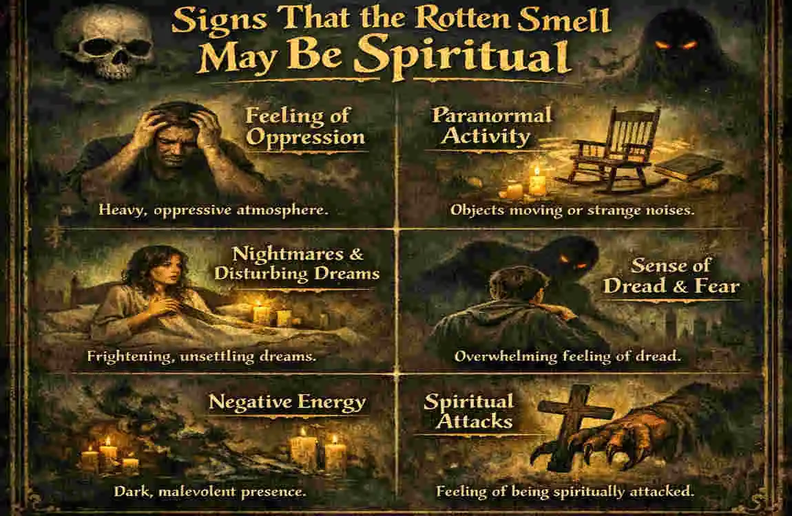 Rotten smell in house spiritual