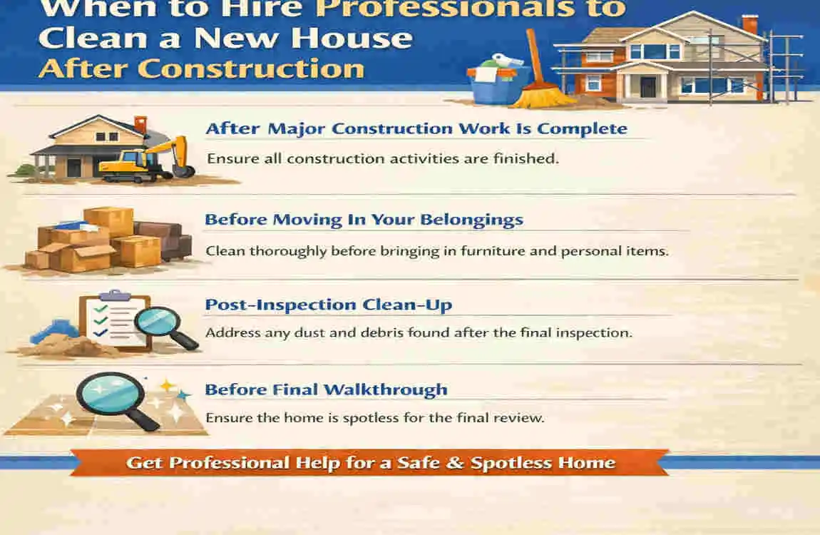 how to clean a new house after construction