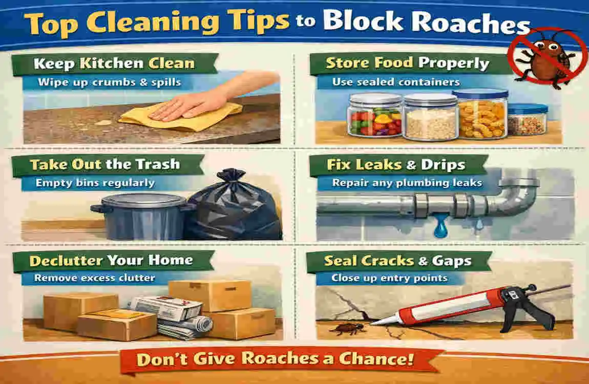 How Cockroaches Sneak Into Your House: Top Cleaning Tips