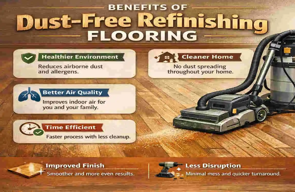 how to refinish floors while living in house