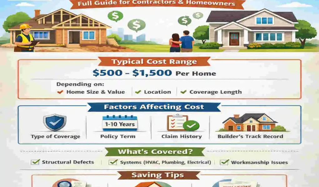How Much Is Home Builders Warranty Insurance Costing ? Full Breakdown & Best Deals
