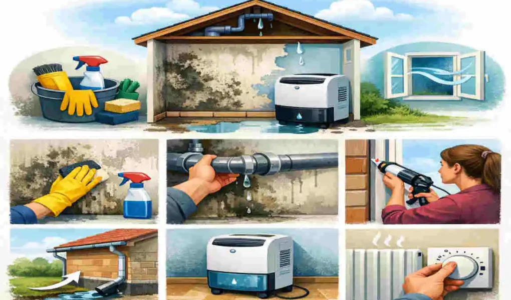 how to get rid of damp in house