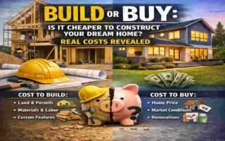 is cheaper to build or buy a house