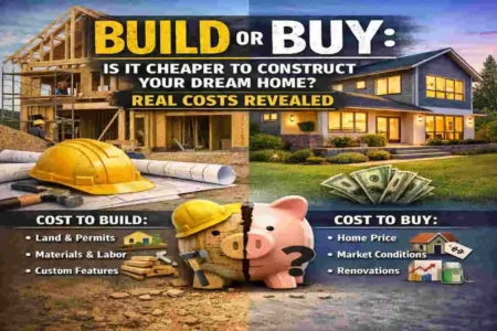 is cheaper to build or buy a house