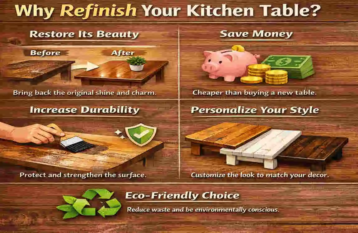 Refinish Kitchen Table