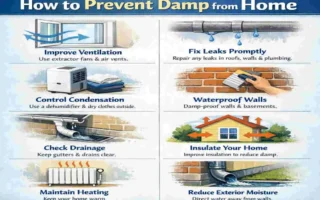 how to get rid of damp in house
