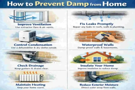 how to get rid of damp in house