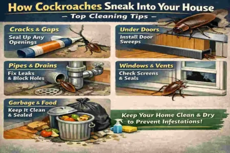 How Cockroaches Sneak Into Your House: Top Cleaning Tips