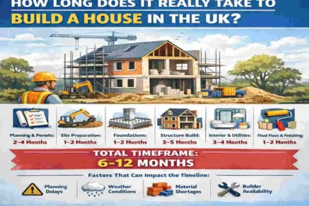 how long does it take to build a house uk