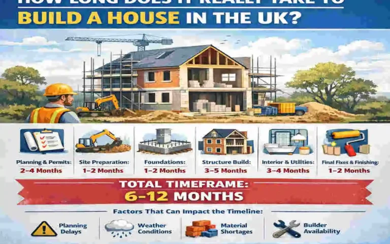 how long does it take to build a house uk