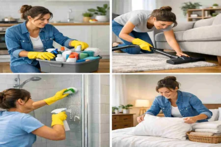 how to clean a house