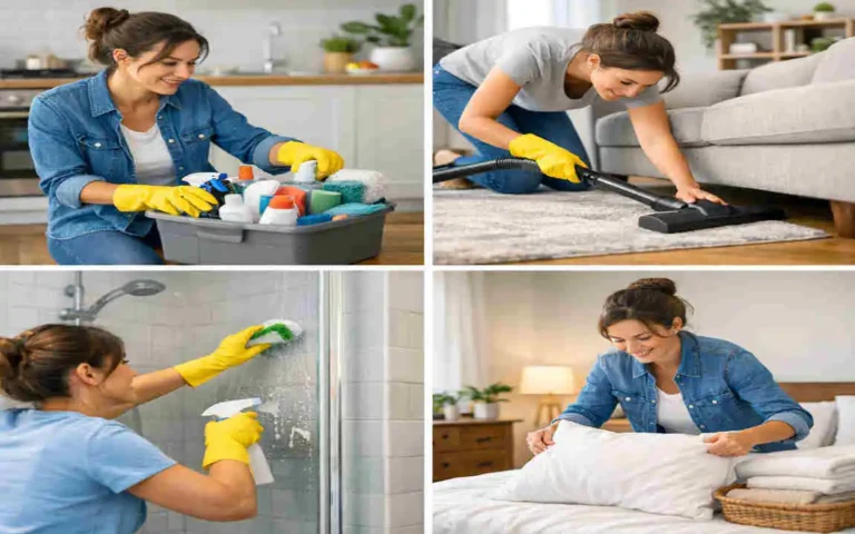 how to clean a house