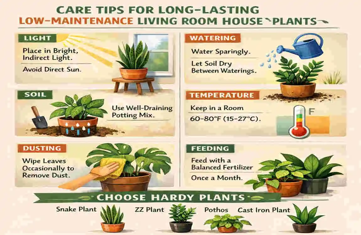 which house plants decor for living room