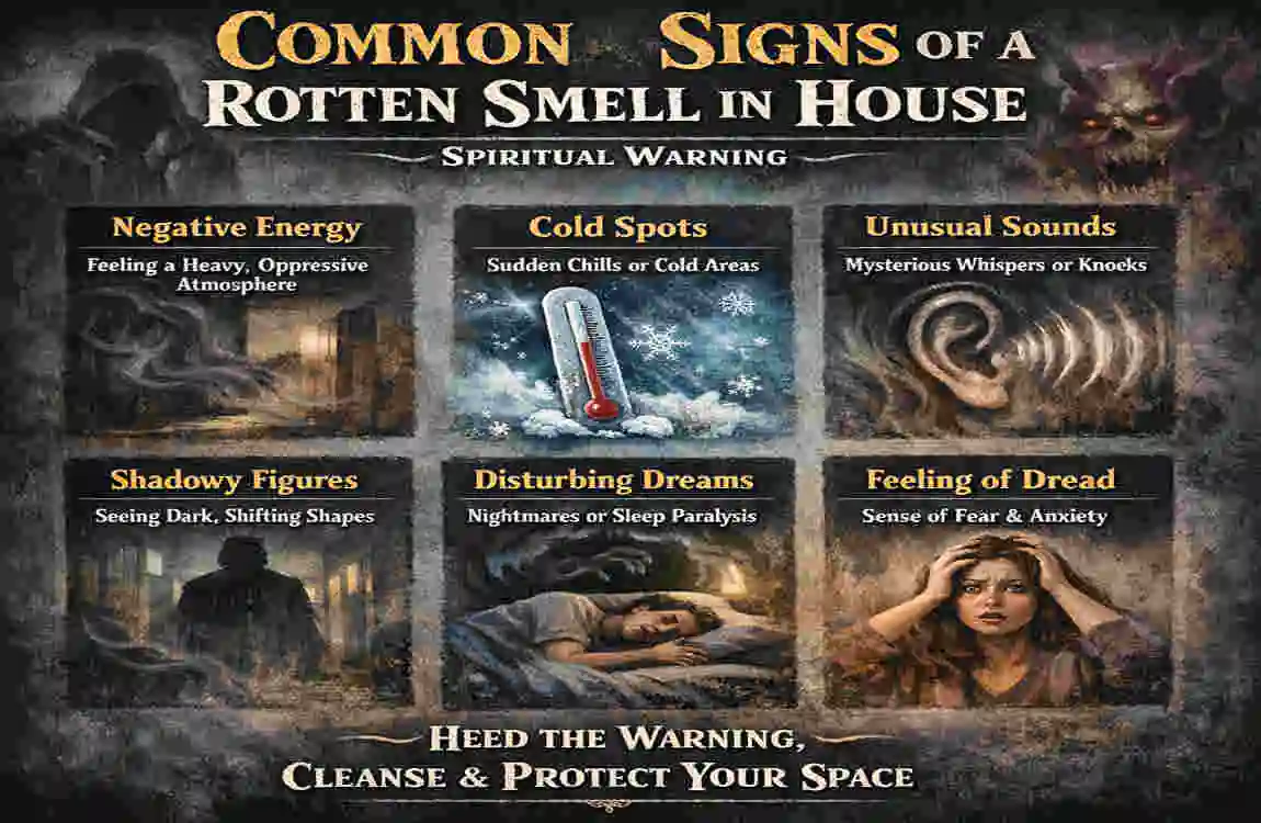 Rotten smell in house spiritual